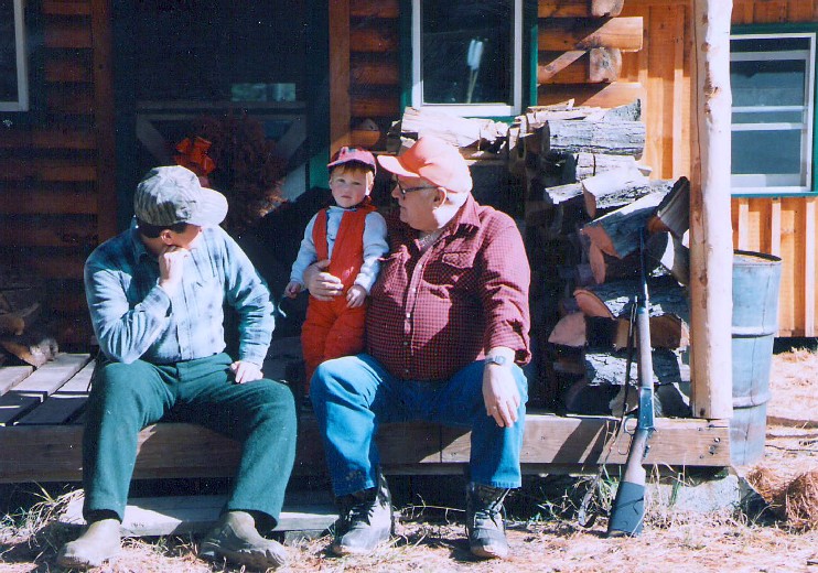 Family on Camp Porch 