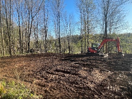 Summer lot clearing done by Land and Camps 